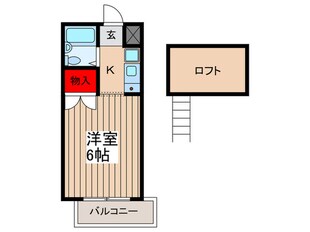 コーポ  和の物件間取画像